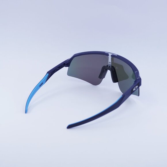 Oakley OO9465 0539 Sunglasses Navy Shield Frame, Prizm Sapphire Lenses - Picture 5 of 9